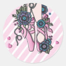 Suche nach ballerina party aufkleber Blume