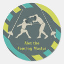 Recherche de sport de combat autocollants Épée