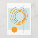 Recherche de cercles abstraits cartes postales Minimaliste