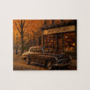 Recherche de voiture vintage puzzles Automne