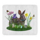 Recherche de oeufs colorés planches à découper Lapin