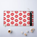 Recherche de baiser rouge à lèvres tapis souris Impression d'embrasser