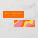 Recherche de créativité cartes visite Coloré