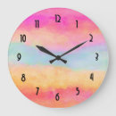 Suche nach der abstrakte wanduhren Aquarell