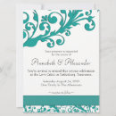 Recherche de aquamarine mariage invitations Moderne