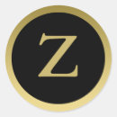 Suche nach monogramm z aufkleber Gold