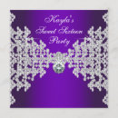 Suche nach purple quinceanera einladungen Party