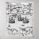 Suche nach schiffe im hafen poster Ozean