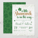 Recherche de shamrock baby shower invitations Irlandais