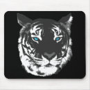 Recherche de tigre du bengale tapis souris Yeux bleus