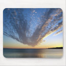 Recherche de nuageux tapis souris Coucher de soleil