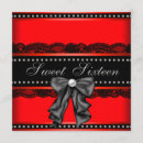 Recherche de bonbon rouge et noir 16 invitations Pour tous