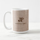 Recherche de bois naturel tasses Monogramme