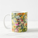 Recherche de lumineuse de fleurs tasses Aquarelle
