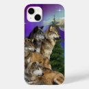 Recherche de loup et lune iphone coques Imaginaire