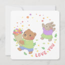 Recherche de lapin kawaii invitations Bébé
