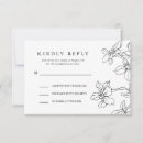 Recherche de réponse mariage invitations Noir et blanc