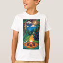 Recherche de feu de camp tshirts Flanc