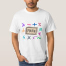 Recherche de symboles mathématiques tshirts Enseignant