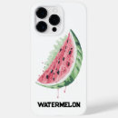 Recherche de tranches de pastèque iphone coques Vert