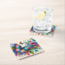 Recherche de papillon bleu dessous de verres Vert