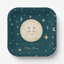 Suche nach mond und sterne teller Dusche