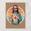 Recherche de signe hippie cartes postales Paix