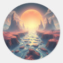 Recherche de paysage magique autocollants Aïe
