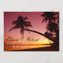 Recherche de plage palmiers invitations Couple