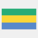 Recherche de drapeau du gabon autocollants République gabonaise