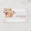 Suche nach orange blumen visitenkarten Maskenbildner