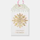 Suche nach schneeflocken geschenkanhänger Gold