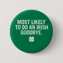 Recherche de anniversaire irlandais badges Shamrock