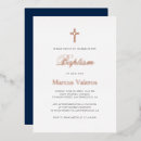 Recherche de or baptême invitations Baptême de bébé garçon