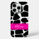 Recherche de motif de girafe iphone coques Noir