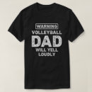 Recherche de volleyball drôle tshirts Papa