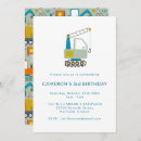 Recherche de construction truck anniversaire invitations Moderne