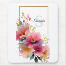 Suche nach aquarell mit blumen mousepads Gold