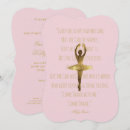 Recherche de danse de jazz invitations Ballerine