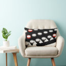 Recherche de machine écrire coussins Vintage