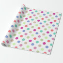 Recherche de pois multicolore papier cadeau Amusant