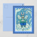 Recherche de noël bleu cartes postales Pour enfants