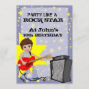 Recherche de vedette rock invitations Partie