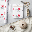 Recherche de proposition papier cadeau Coeur