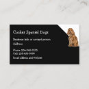 Recherche de chien de cocker cartes visite Animal
