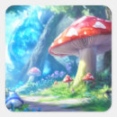 Recherche de champignon enchanté autocollants Magique
