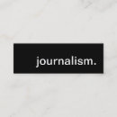 Suche nach journalismus visitenkarten Modern
