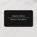 Suche nach einfache farbe visitenkarten Schwarz