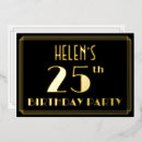 Recherche de 25 années invitations Fête d'anniversaire