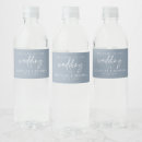 Recherche de mariage eau étiquettes Élégant et moderne